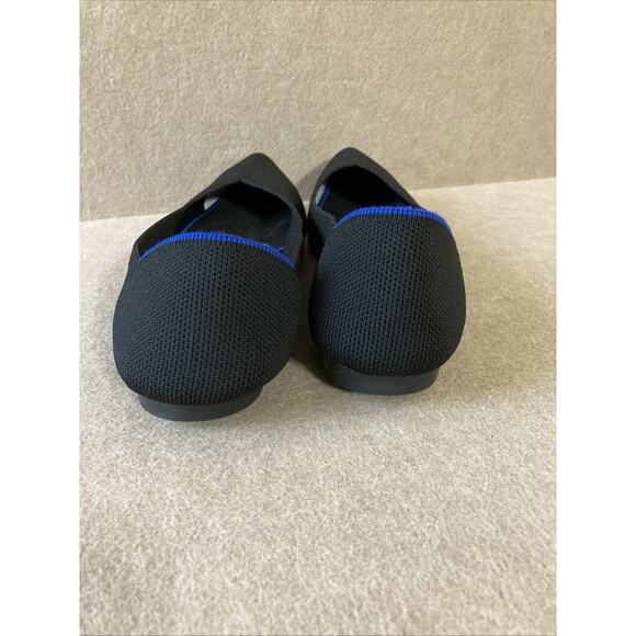 Rothy's The Point Ballet Flats Women’s Sz 8.5 Black Slip On Washable Shoes - Picture 4 of 6